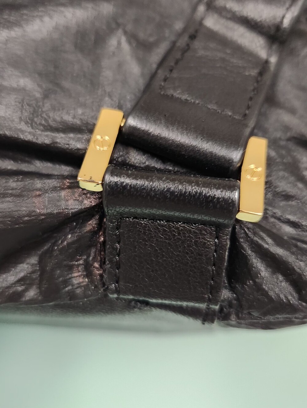 Tory Burch Black Backpack with Gold Hardware - Picture 5 of 12